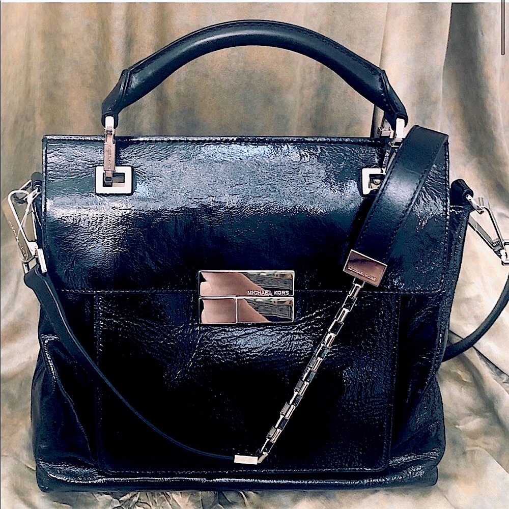 Michael Kors Quinn Crossbody Satchel Handbag Purse - Picture 1 of 16